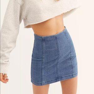 Denim skirt